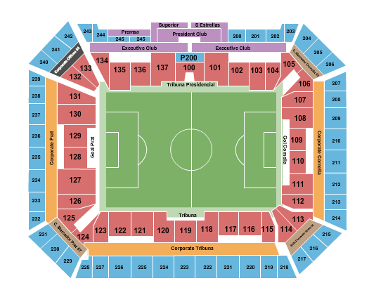 RCDE Stadium Soccer Seating Chart